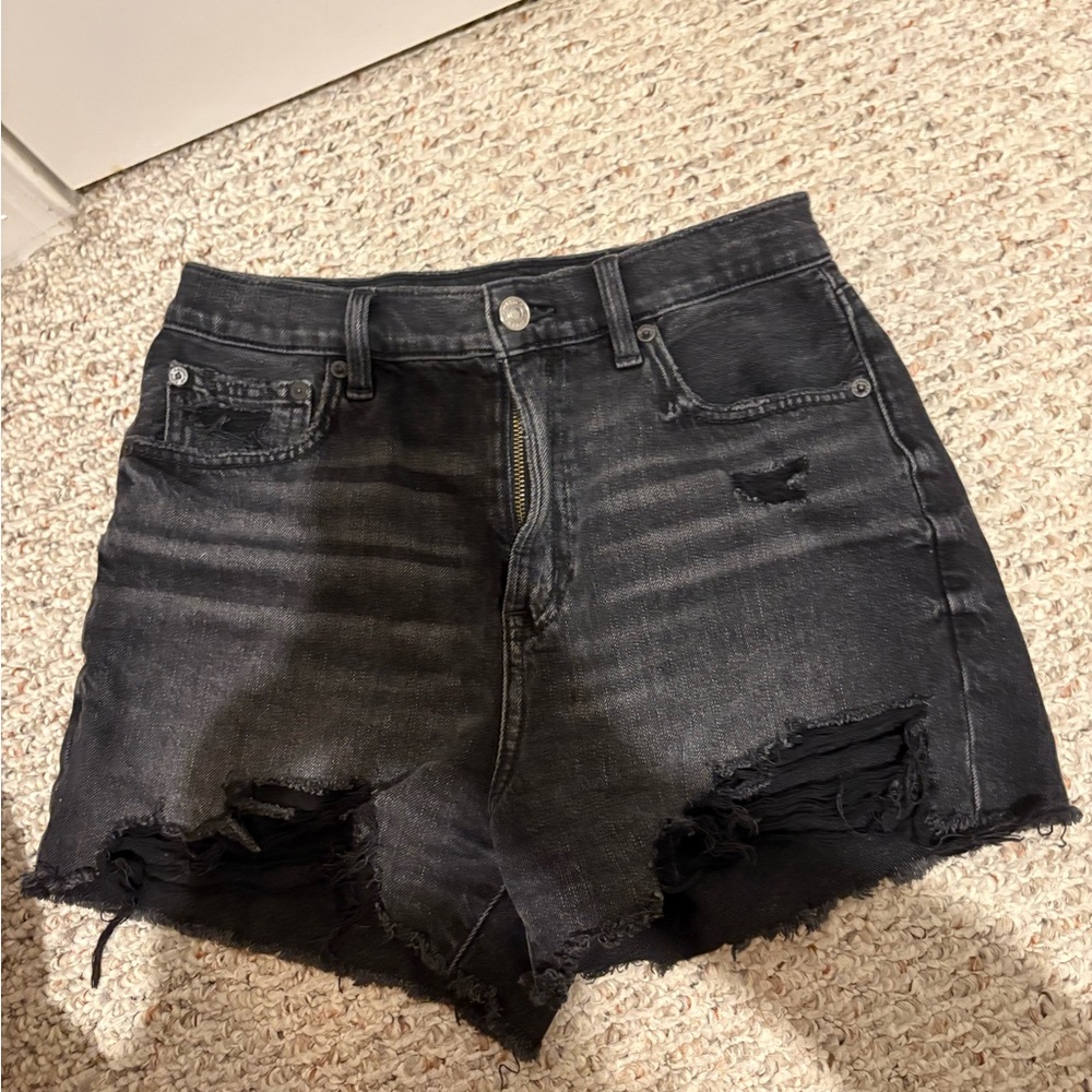American Eagle Black Denim Shorts